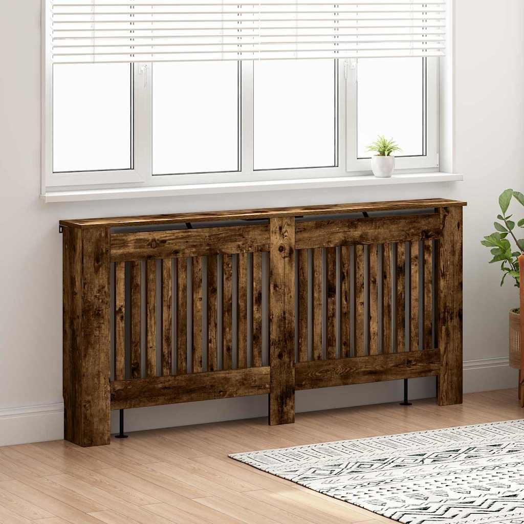 Radiatorcover Røget Eg 172 X 19 X 81,5 Cm Konstrueret Træ