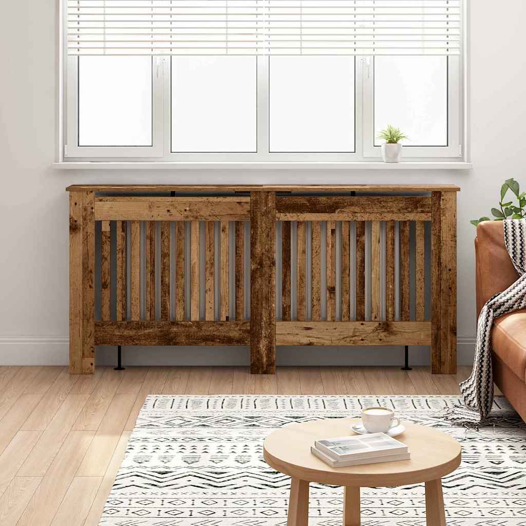 Radiatorcover Gammelt Træ 172 X 19 X 81,5 Cm Konstrueret Træ