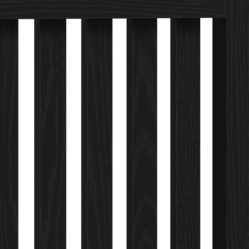 Radiatorcover Sort Eg 172 X 19 X 81,5 Cm Konstrueret Træ