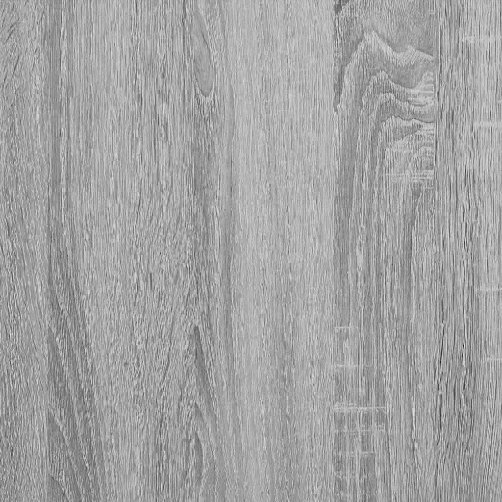 Radiatorcover Grå Sonoma 152 X 19 X 81,5 Cm Konstrueret Træ