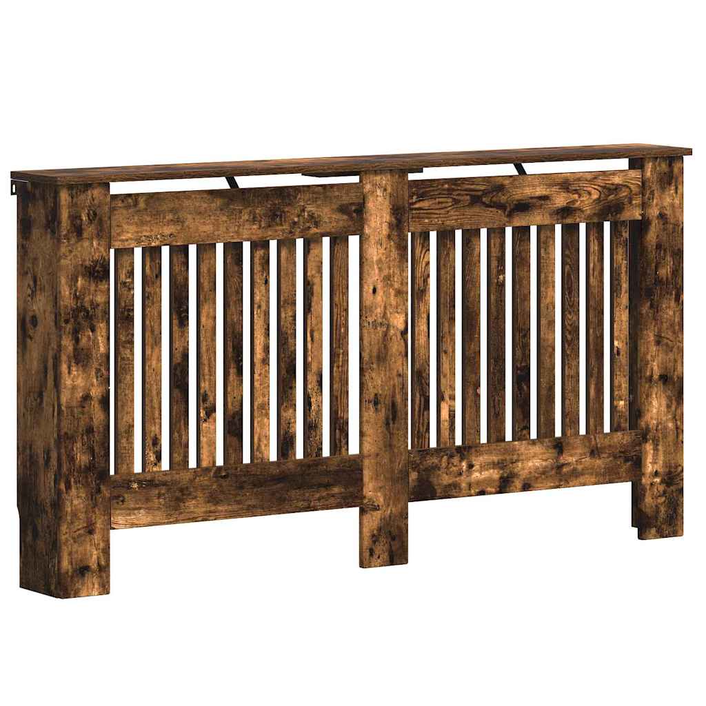 Radiatorcover Røget Eg 152 X 19 X 81,5 Cm Konstrueret Træ