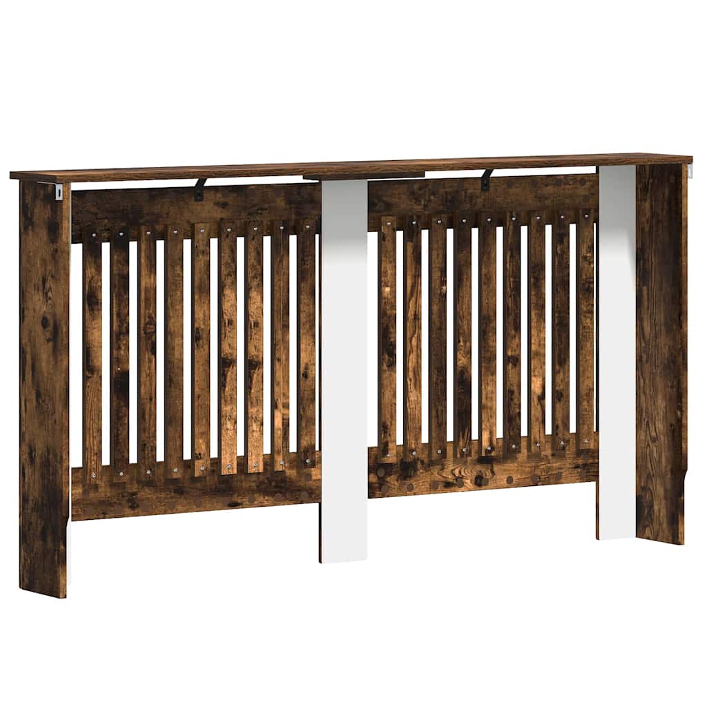 Radiatorcover Røget Eg 152 X 19 X 81,5 Cm Konstrueret Træ