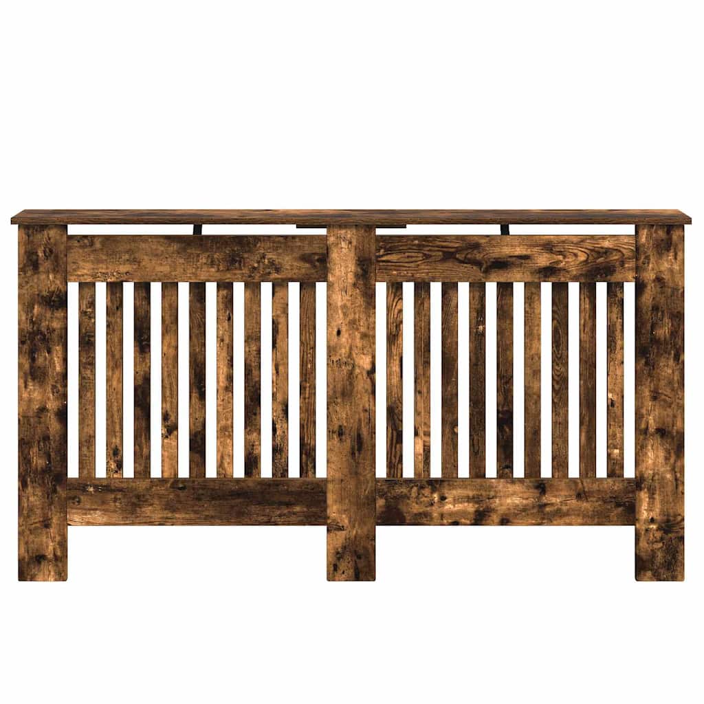 Radiatorcover Røget Eg 152 X 19 X 81,5 Cm Konstrueret Træ