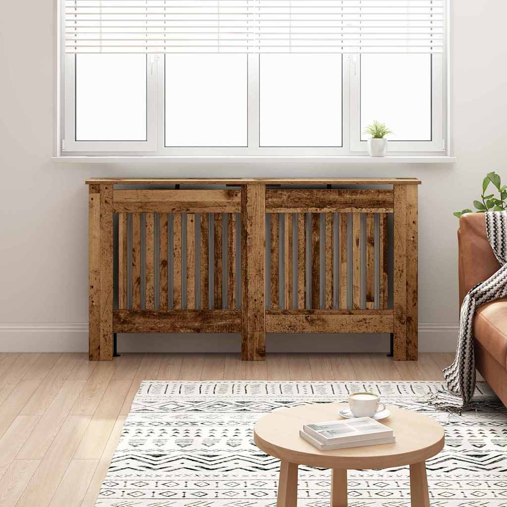 Radiatorcover Gammelt Træ 152 X 19 X 81,5 Cm Konstrueret Træ