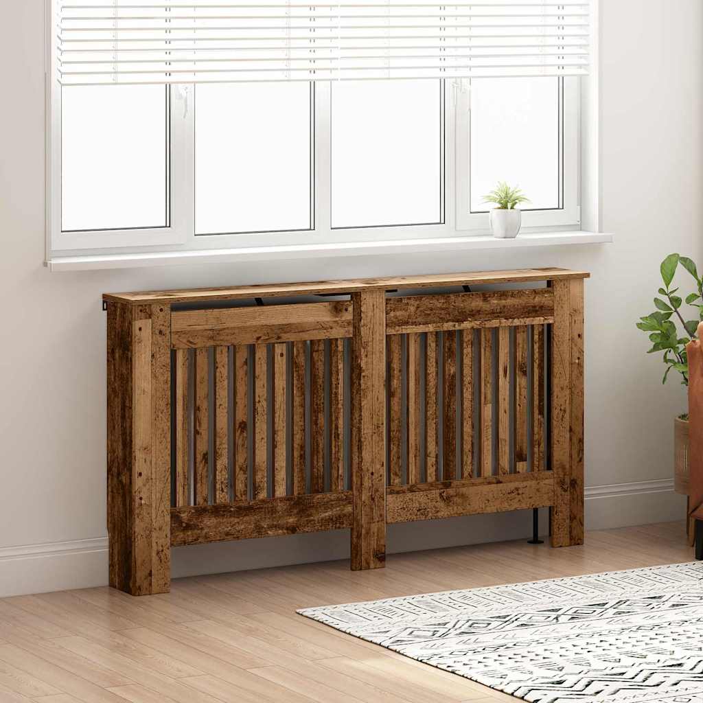 Radiatorcover Gammelt Træ 152 X 19 X 81,5 Cm Konstrueret Træ