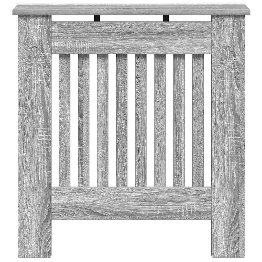Radiatorcover Grå Sonoma 78 X 19 X 81,5 Cm Konstrueret Træ