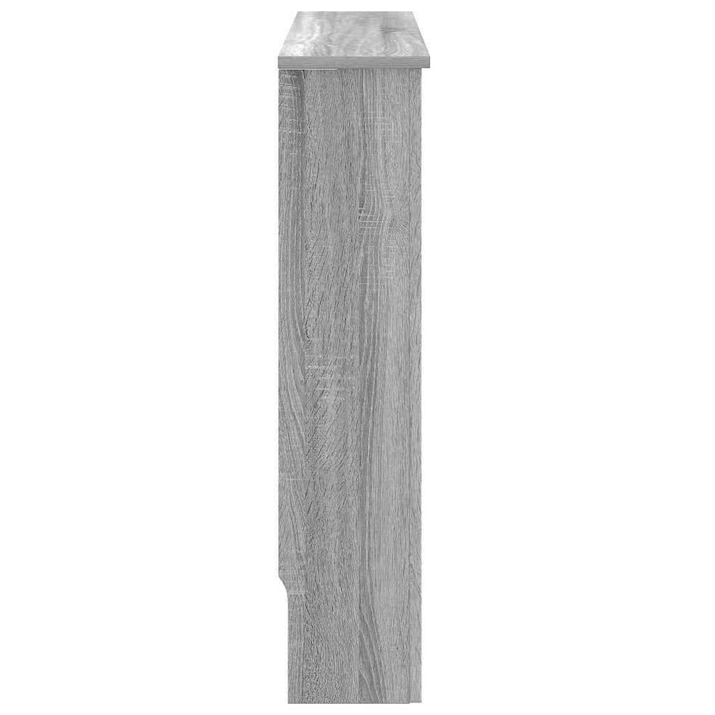 Radiatorcover Grå Sonoma 78 X 19 X 81,5 Cm Konstrueret Træ