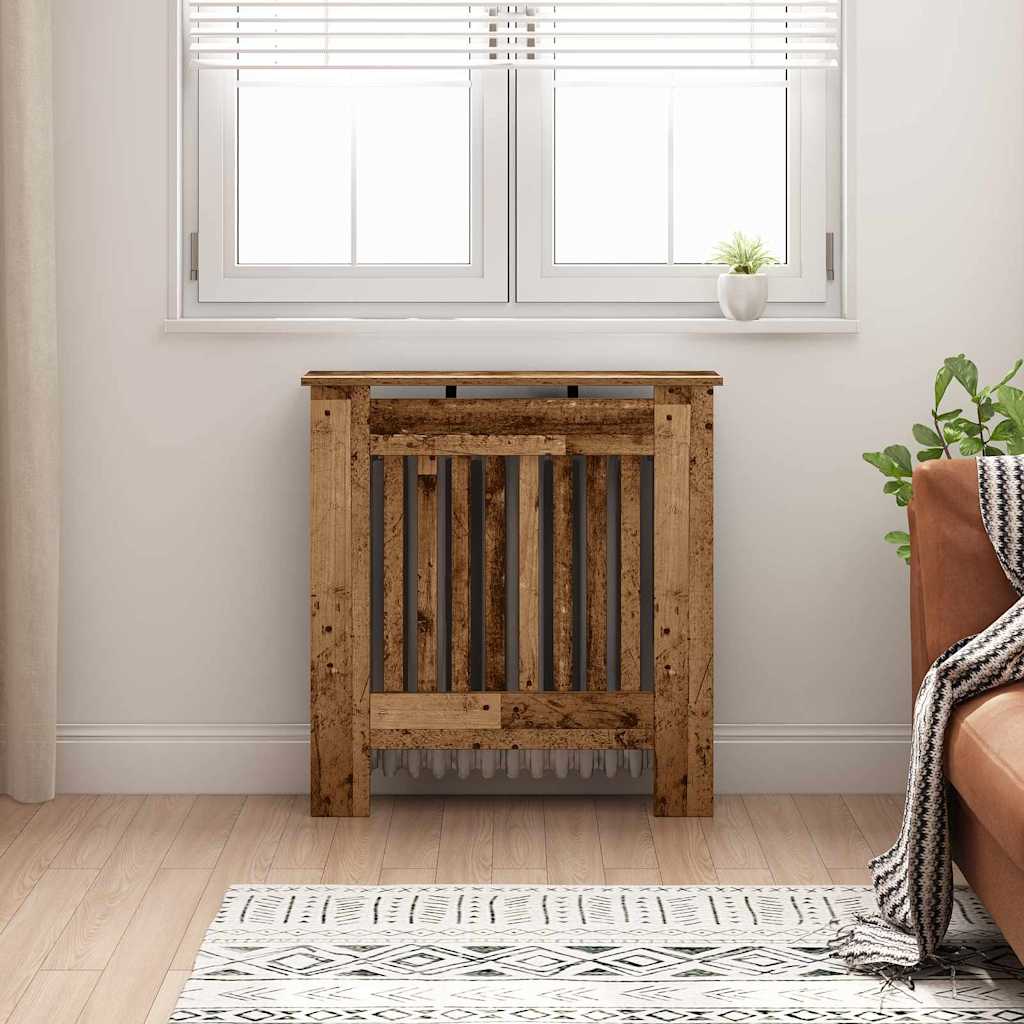 Radiatorcover Gammelt Træ 78 X 19 X 81,5 Cm Konstrueret Træ