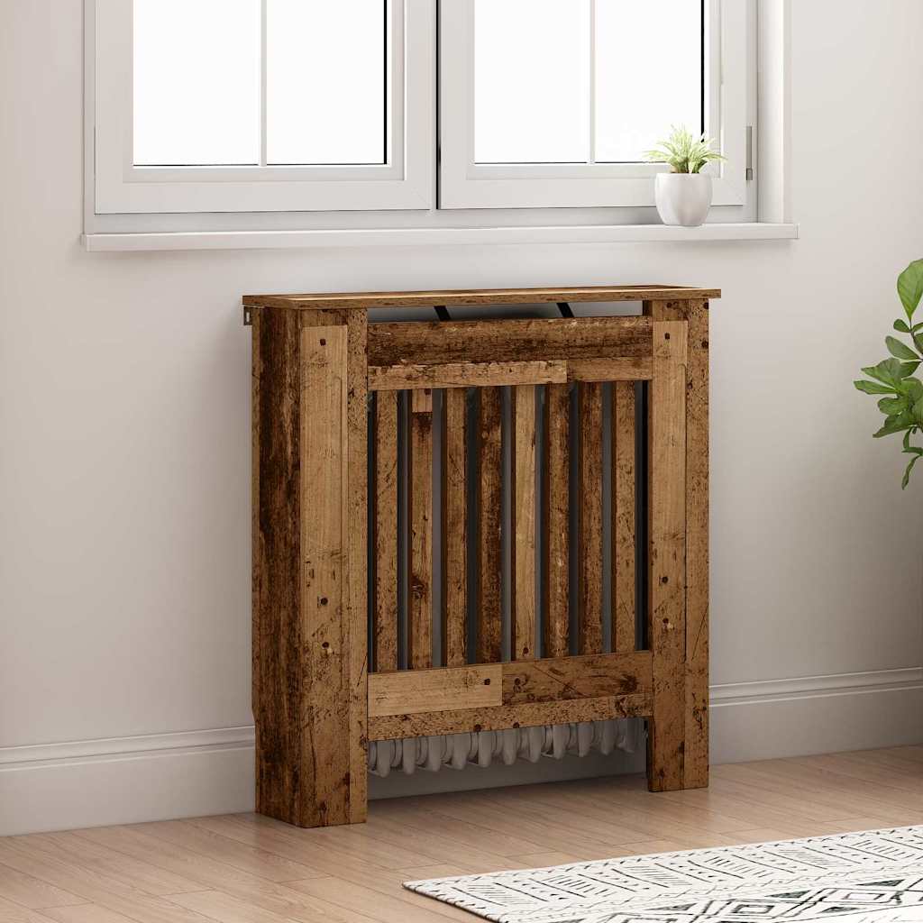 Radiatorcover Gammelt Træ 78 X 19 X 81,5 Cm Konstrueret Træ