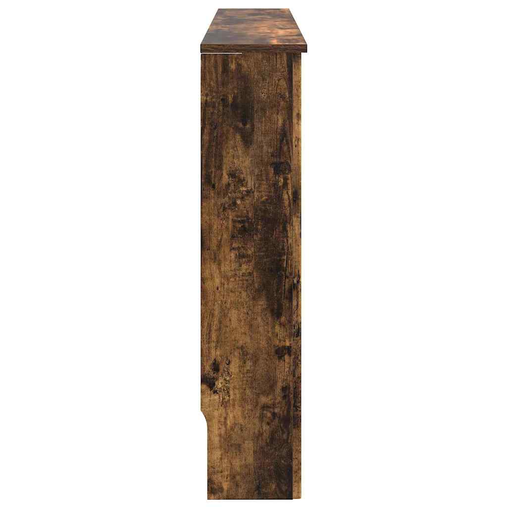 Radiatorcover Røget Eg 112 X 19 X 81,5 Cm Konstrueret Træ