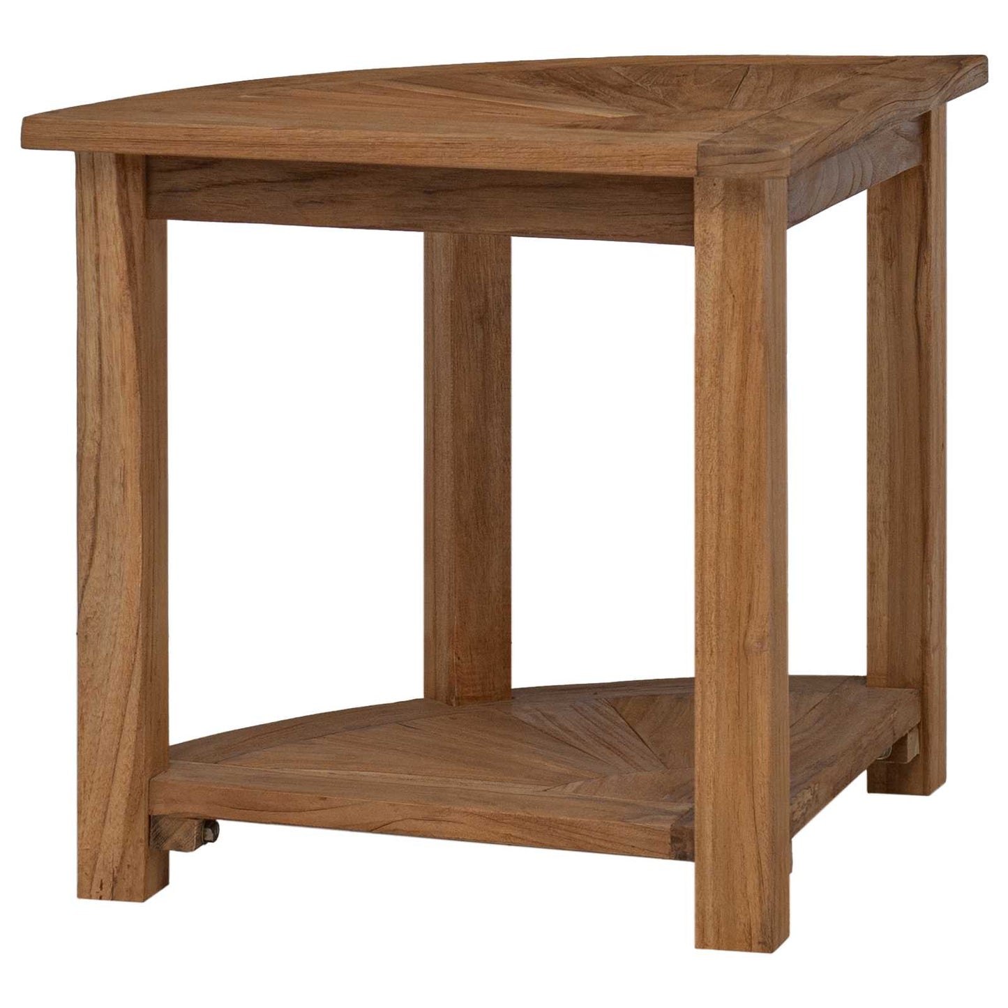 Badeværelses Sidebord Naturfarvet 45 X 45 X 46 Cm