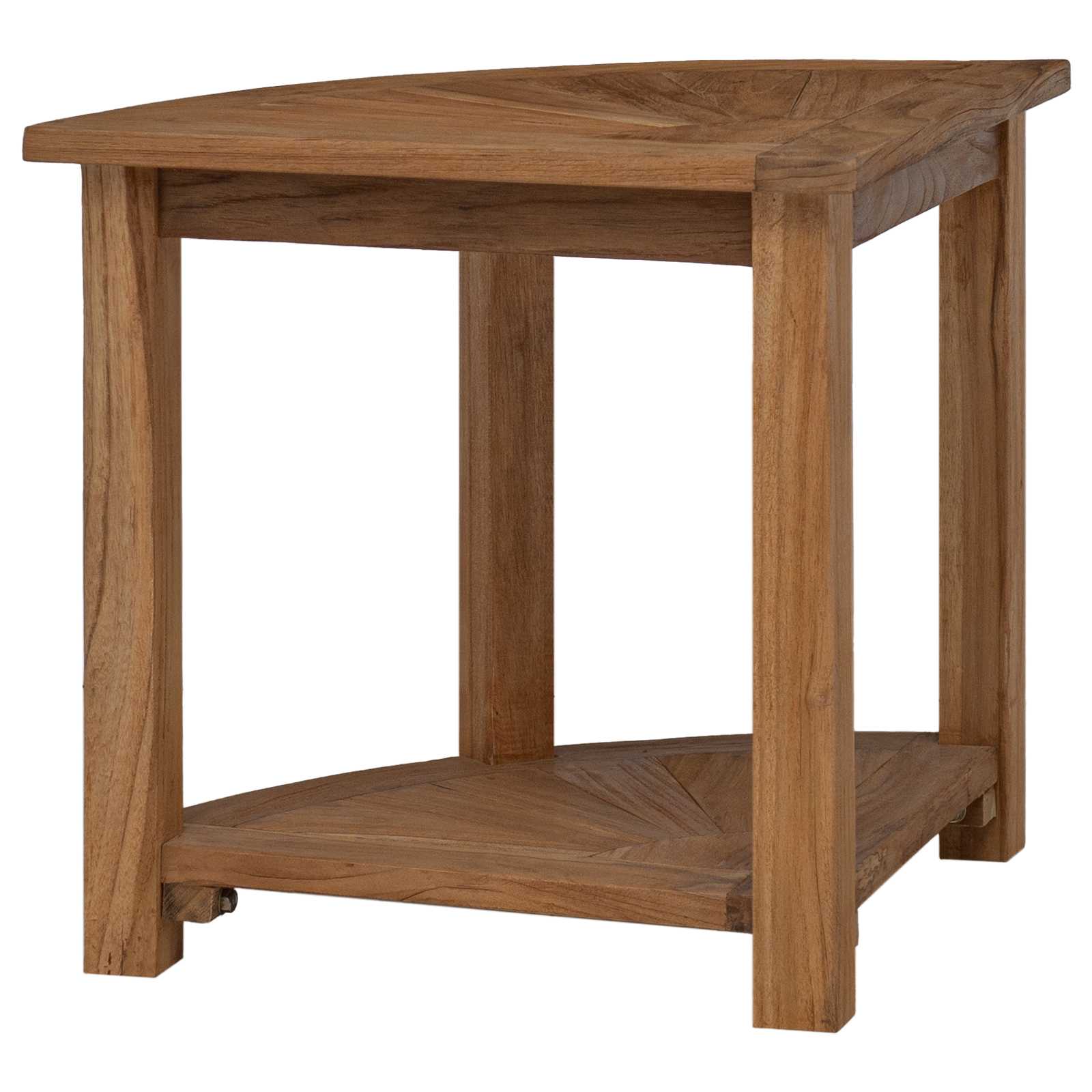 Badeværelses Sidebord Naturfarvet 45 X 45 X 46 Cm