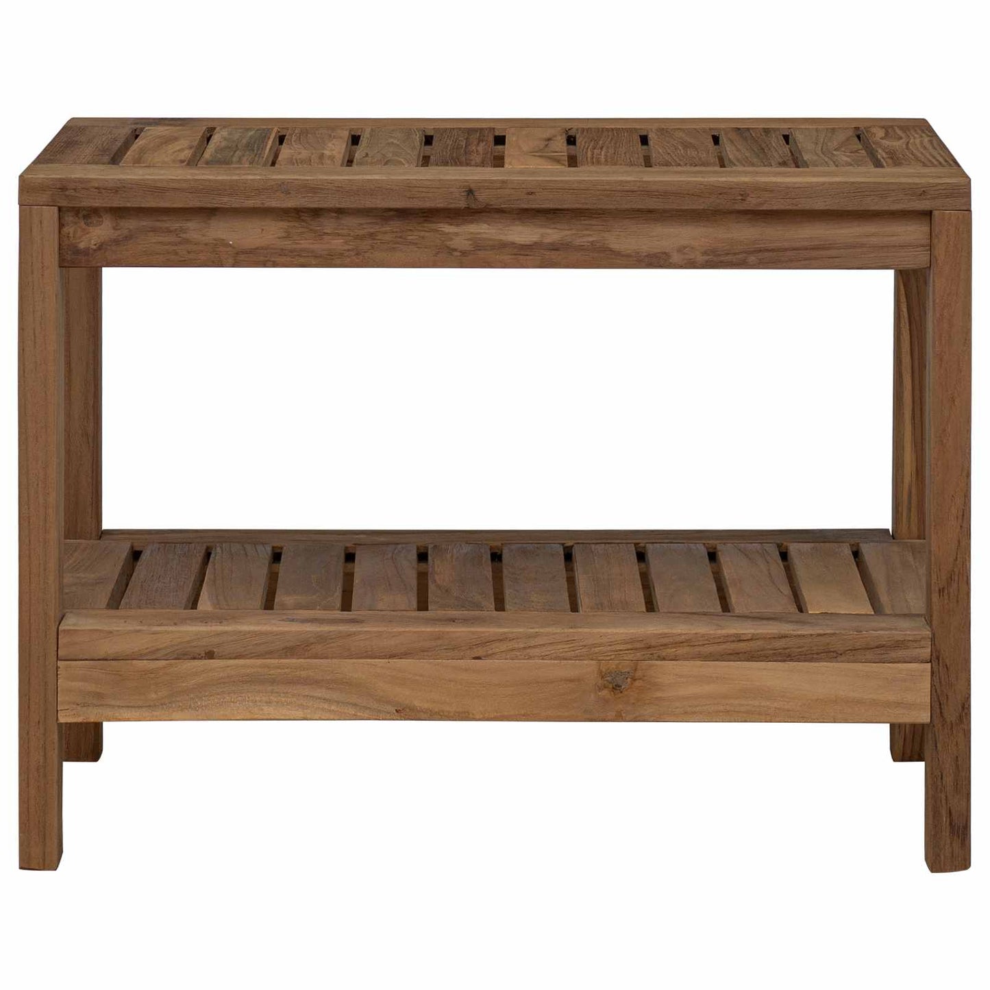 Badeværelse Side Bord Naturfarvet 60 X 30 X 45 Cm