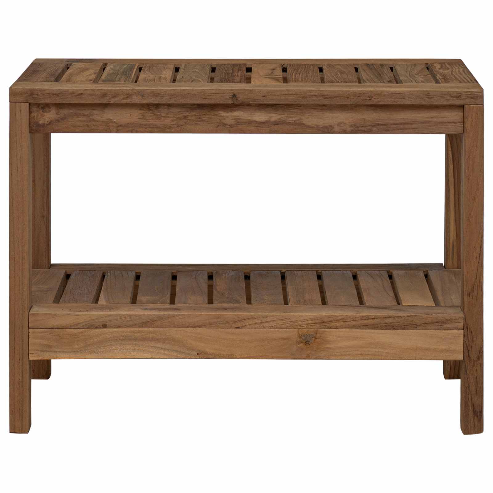 Badeværelse Side Bord Naturfarvet 60 X 30 X 45 Cm