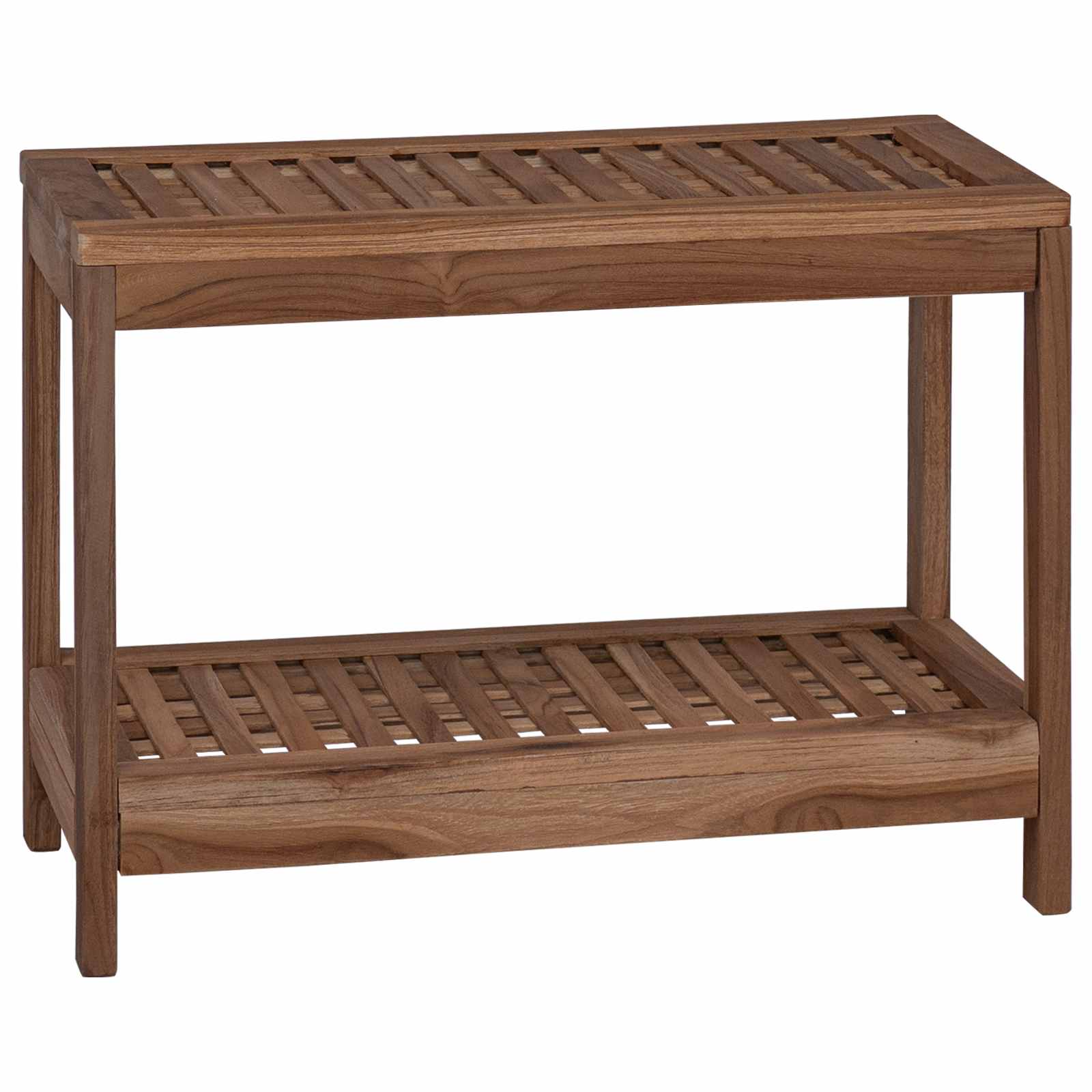 Badeværelses Sidebord Naturfarvet 60 X 30 X 45 Cm