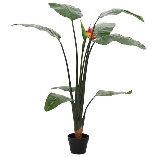 Kunstig Strelitzia Plante Grøn 70 X 18 X 155 Cm Stof Og Pe