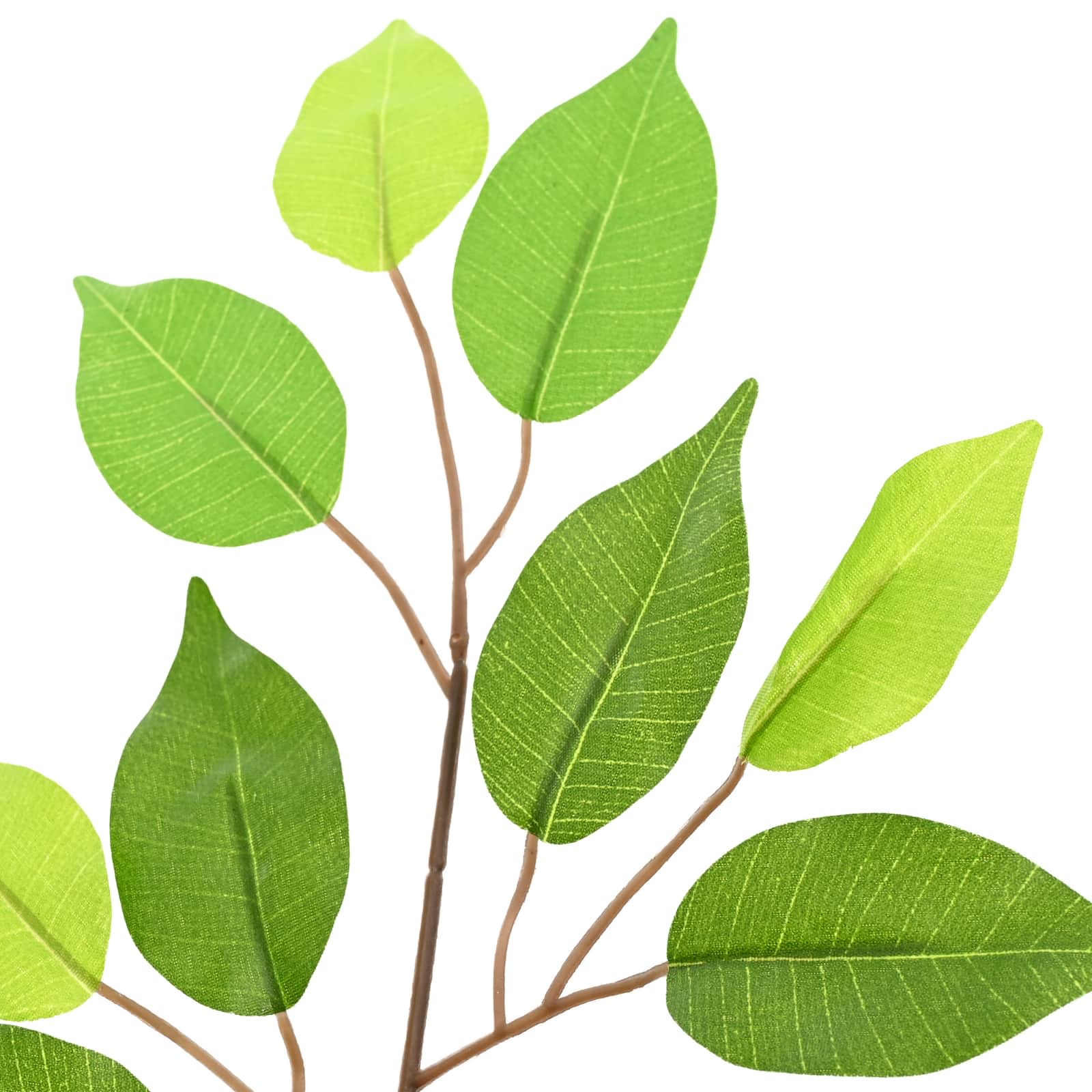 Kunstig Ficus Plante Grøn 73 X 16 X 60 Cm Stof Og Træ