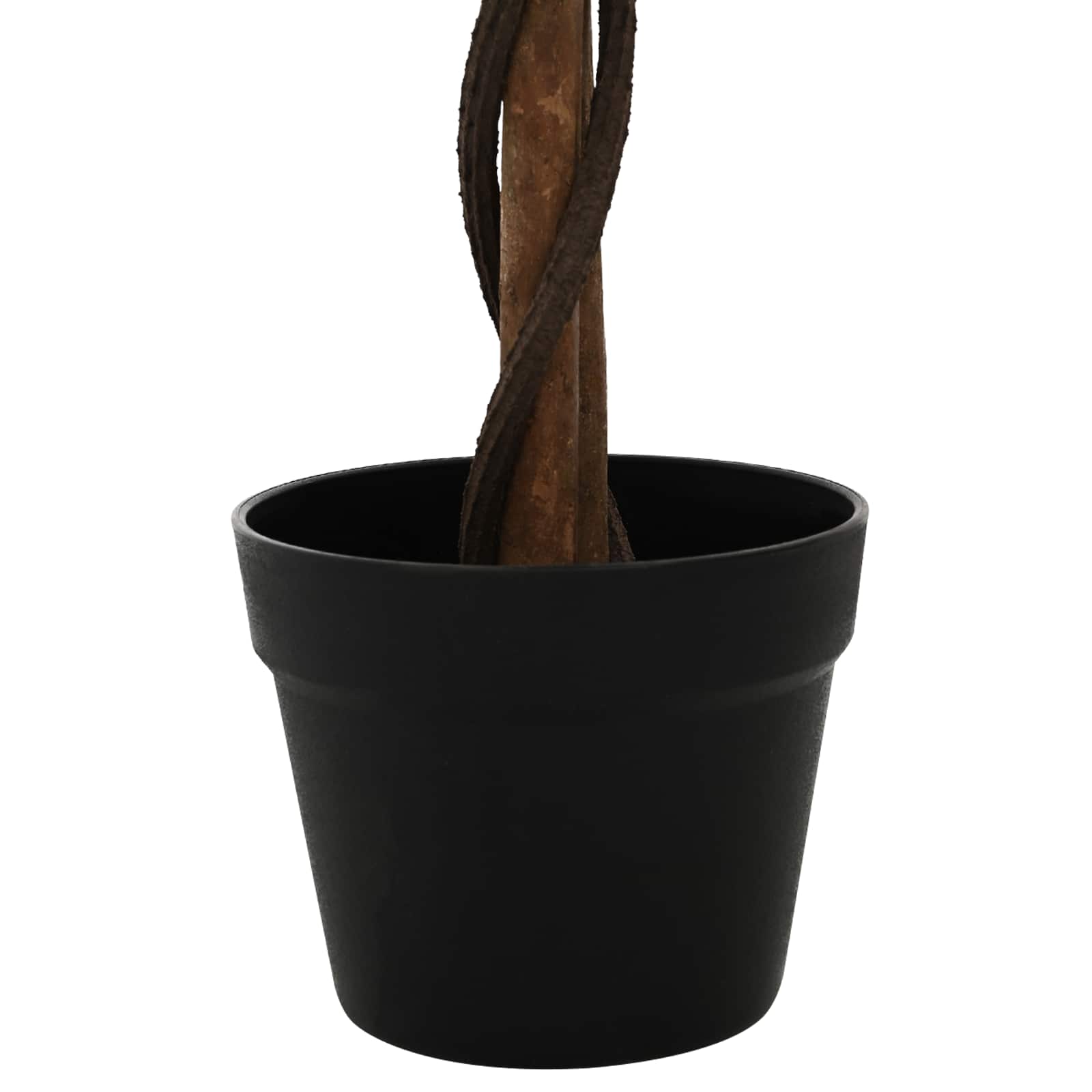 Kunstig Ficus Plante Grøn 90 X 16 X 110 Cm Stof Og Træ