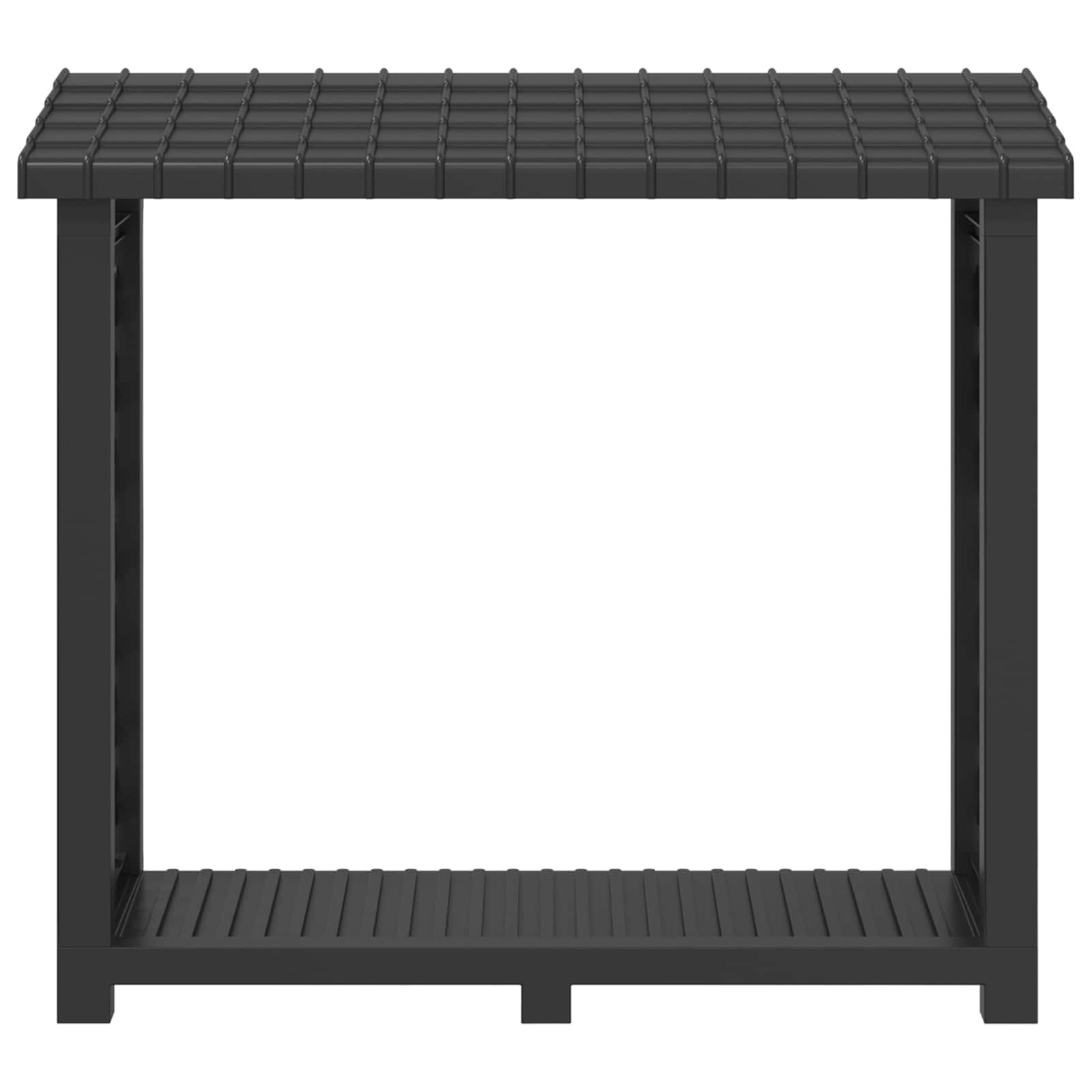 Brændeholder 114 X 46 X 101 Cm Pp Antracit